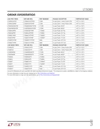 LT3080IST Datasheet Page 3