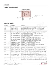 LT3082IDD Datasheet Page 20