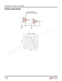 LT6000IDCB Datasheet Pagina 14