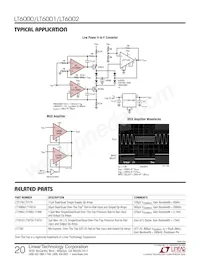 LT6000IDCB Datasheet Pagina 20