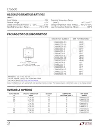 LT6660KCDC-5 Datasheet Page 2