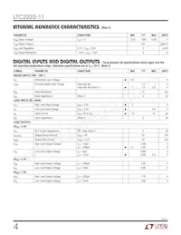 LTC2222IUK-11 Datasheet Page 4