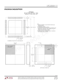 LTC2222IUK-11 Datasheet Page 23
