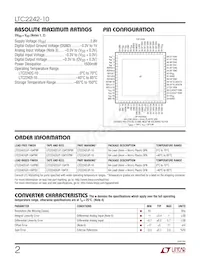 LTC2242IUP-10 Datasheet Page 2