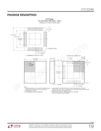 LTC2245IUH Datasheet Page 19