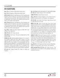 LTC2249IUH Datasheet Pagina 8