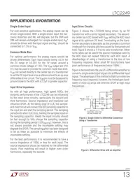 LTC2249IUH Datasheet Page 13