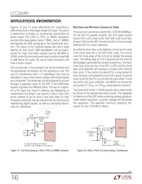 LTC2249IUH Datasheet Pagina 16