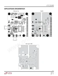 LTC2249IUH Datasheet Page 21