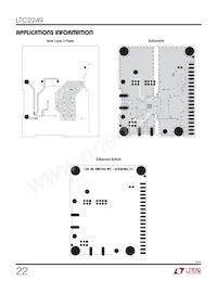 LTC2249IUH Datasheet Pagina 22