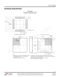 LTC2249IUH Datasheet Pagina 23