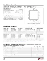 LTC2273IUJ Datasheet Pagina 2