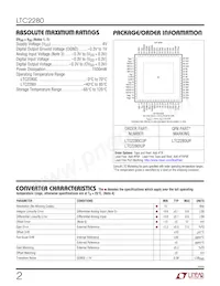LTC2280IUP Datasheet Page 2