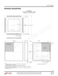 LTC2281IUP Datasheet Pagina 23