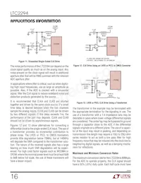 LTC2294IUP Datasheet Pagina 16