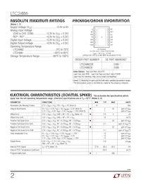 LTC2486IDE#TR Datasheet Page 2