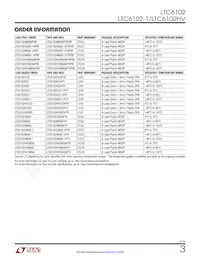 LTC6102IDD Datasheet Page 3