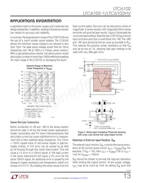 LTC6102IDD Datasheet Page 13