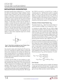 LTC6102IDD Datasheet Page 14