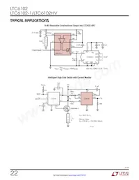 LTC6102IDD Datasheet Page 22