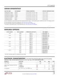 LTC6652BHLS8-5 Datasheet Page 3