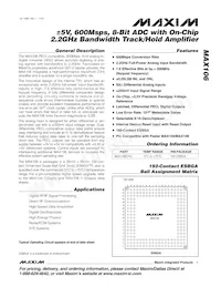 MAX106CHC-D Datenblatt Cover