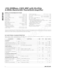 MAX106CHC-D Datasheet Page 2