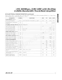 MAX106CHC-D Datasheet Page 3