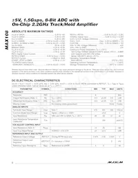MAX108CHC-D Datasheet Page 2