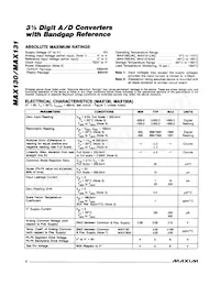 MAX131CMH+TD Datasheet Page 2