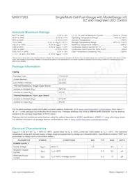 MAX17263LETD+T Datasheet Pagina 6