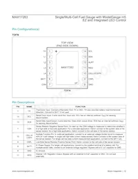 MAX17263LETD+T Datasheet Page 12