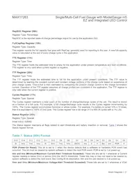 MAX17263LETD+T Datasheet Page 21