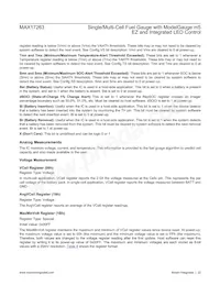 MAX17263LETD+T Datasheet Page 22