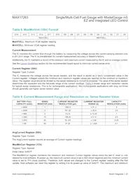 MAX17263LETD+T Datasheet Page 23