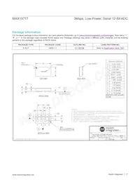 MAX19777AZA+ Datasheet Page 17