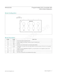 MAX20330EWA+T Datasheet Page 7