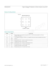 MAX20331EWL+T Datasheet Page 7