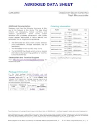 MAX32550-LNS+W Datasheet Pagina 2