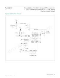 MAX32660GTP+T Datasheet Pagina 23