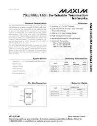 MAX3408EUK+T Datasheet Cover