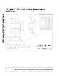MAX3408EUK+T Datasheet Page 6