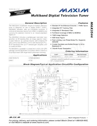 MAX3544CTL+ Datenblatt Cover