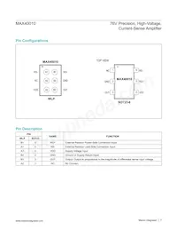 MAX40010FAUT+ Datasheet Page 7