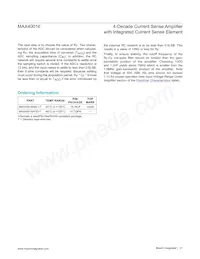 MAX40016ANL+T Datasheet Page 21