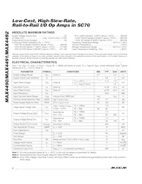 MAX4492AUD+TGC1 Datasheet Page 2