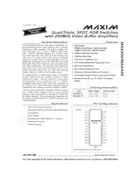 MAX499CWG數據表 封面