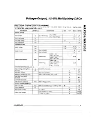 MAX502BCWG+T Datasheet Page 3