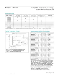 MAX6389XS30D2+ Datasheet Page 8