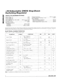 MAX638AC/D Datasheet Page 2